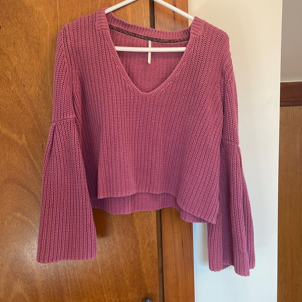 Free People cropped sweater